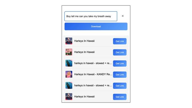 Download by Song Lyrics