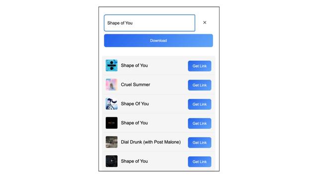 Download by Song name